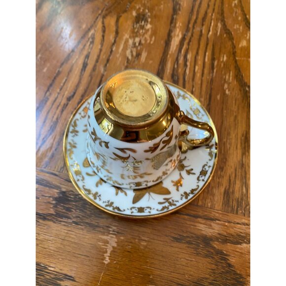 Vintage Gold Butterfly Bone China Elegant Tea Cup & Saucer Set - Picture 9 of 9